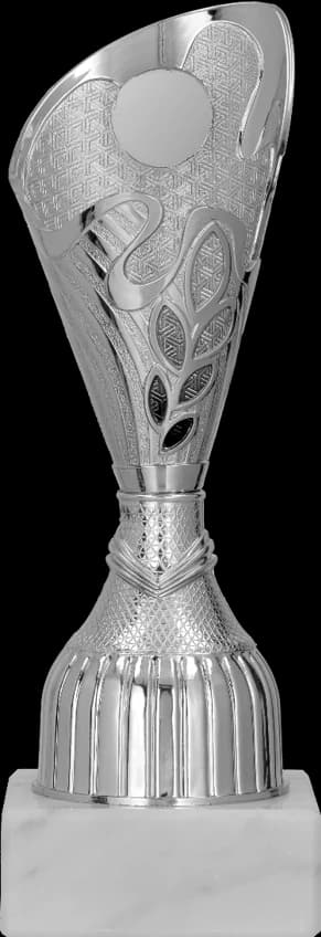 Plastični pehar srebrni (emblem 25mm)