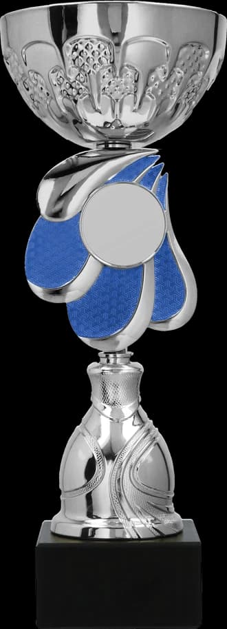 Metalni pehar srebrno-plavi (emblem 50mm)