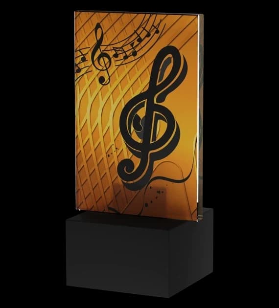 Mini-Line Amber trophy - MUSIC