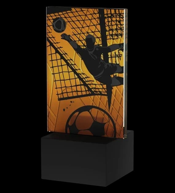 Mini-Line Amber trophy - FOOTBALL - ATTRIBUTE