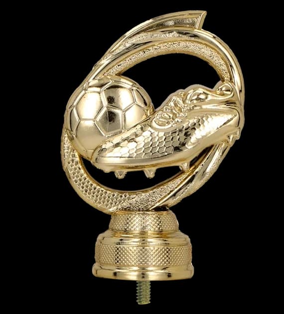 Plastic figurine - gold - football