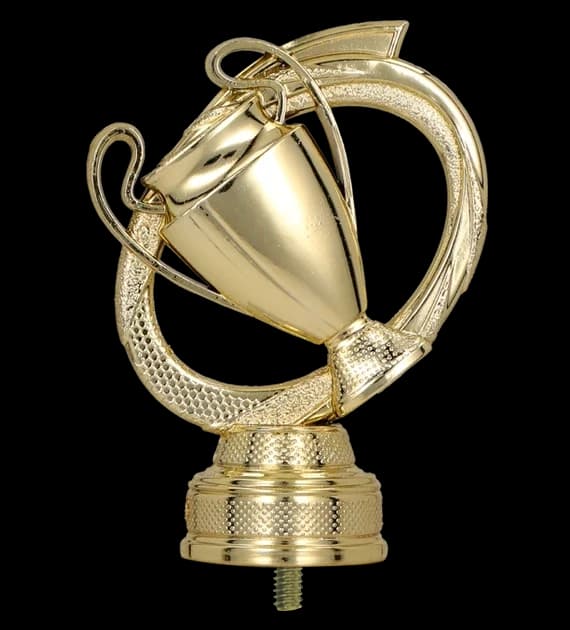Plastic figurine - gold - cup