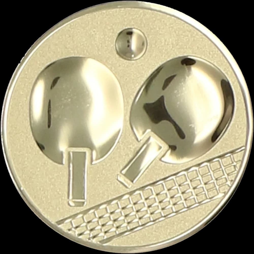 Aluminijski umetak zlatni - stolni tenis