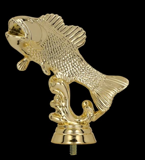 Plastic figurine fishing - salmon fish