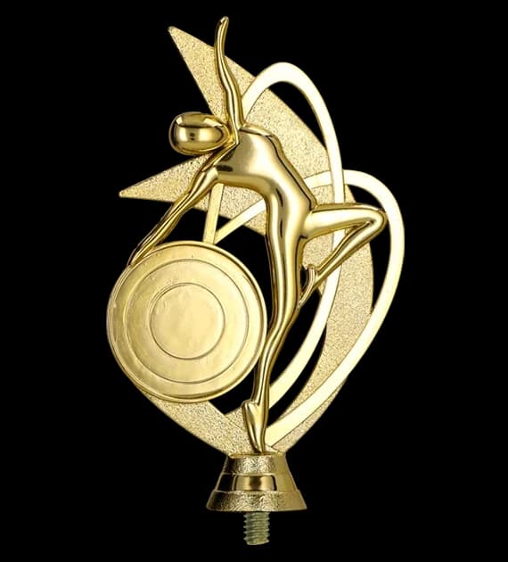 Plastic figurine - gold - dance