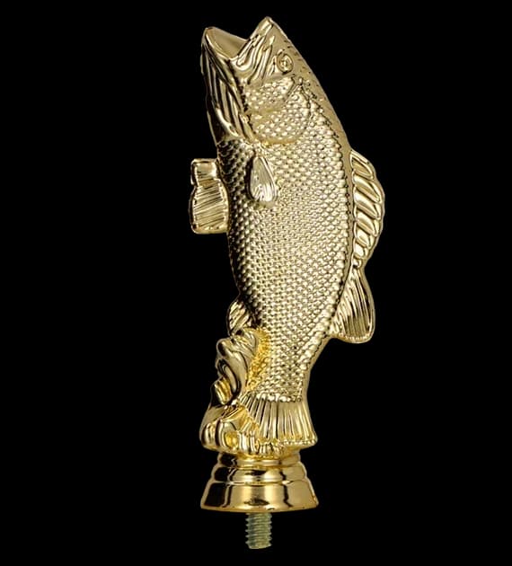 Plastic figurine - fishing - large perch fish