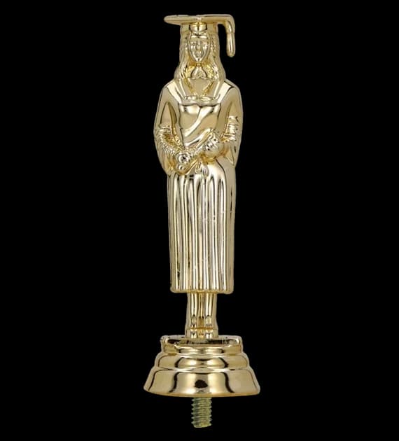 Plastic figurine - school - female graduate
