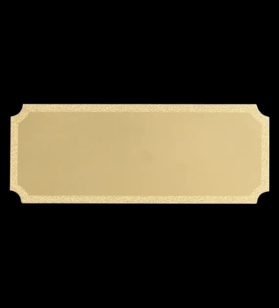 Aluminijska pločica za graviranje 49x18 - zlatna