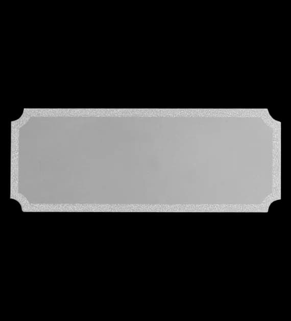Aluminijska pločica za graviranje 49x18 - srebrna