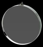 Staklena medalja u kutiji - 70 mm, s gravurom