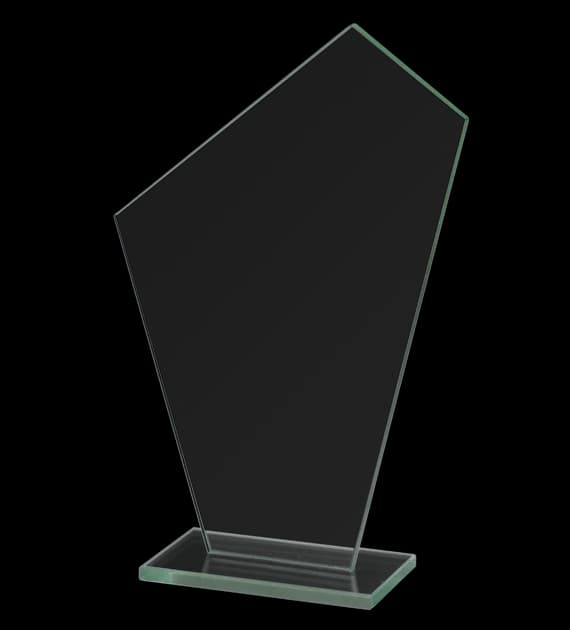 Stakleni trofej gravirani + ispuna bojom