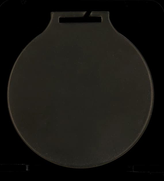 Steel medal - black