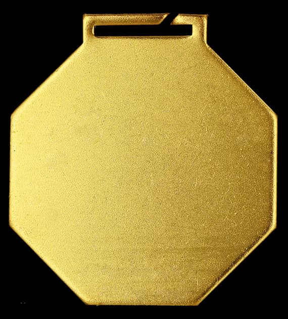 Steel medal with color personalization Q - Premium