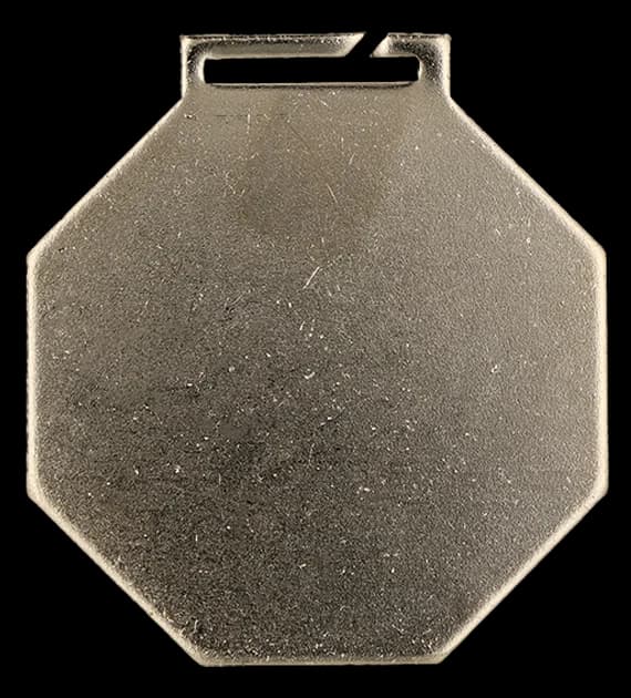 Steel medal with color personalization Q - Premium