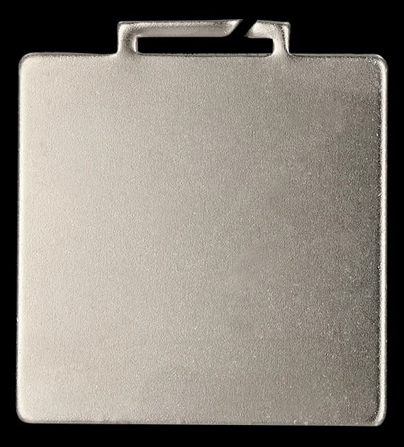 Steel medal - antique silver
