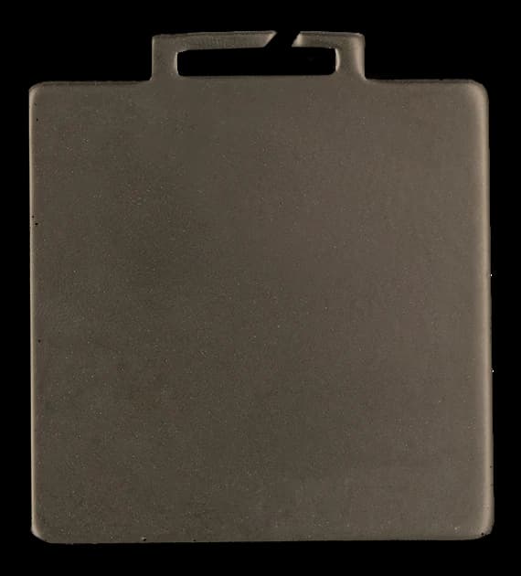 Steel medal - black