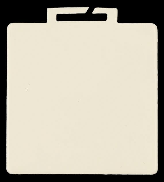Steel medal - white