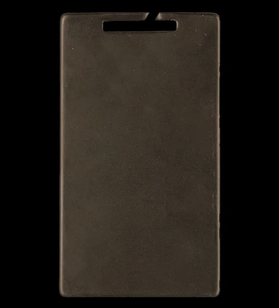 Steel medal - black