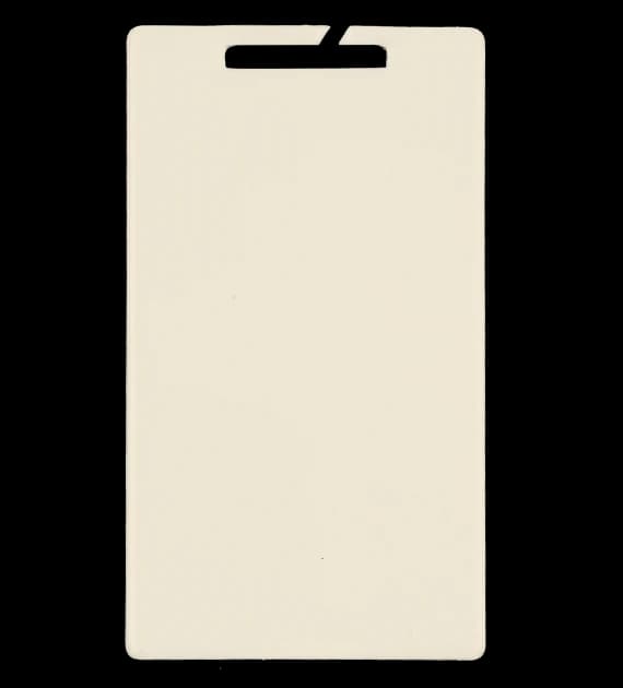 Steel medal - white
