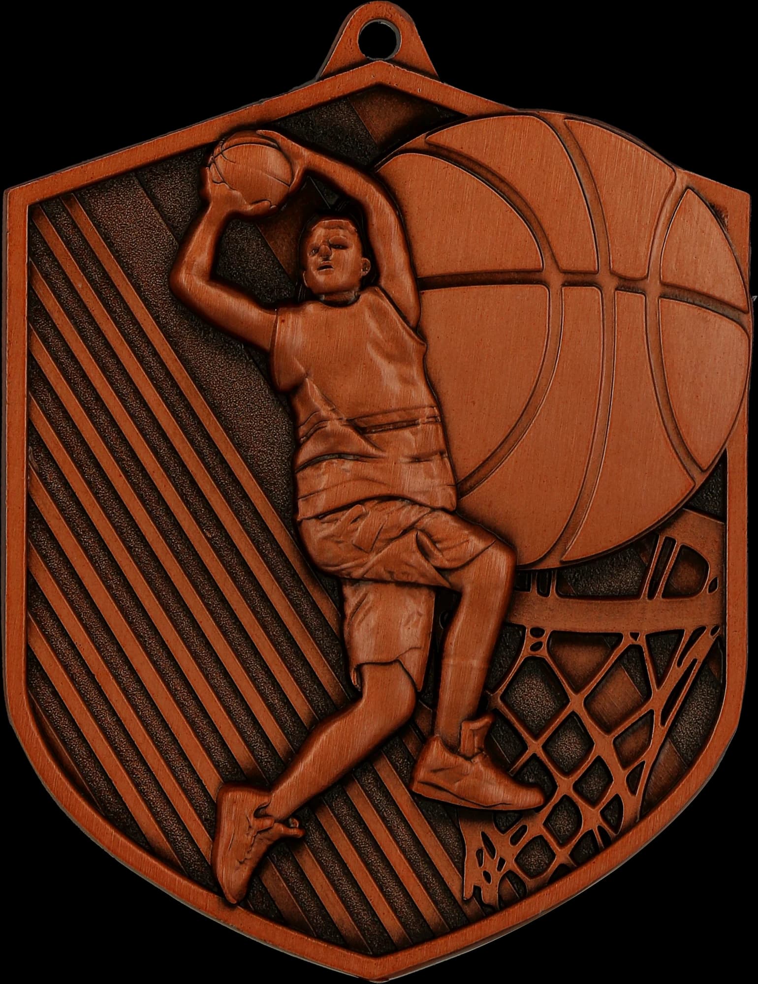 Cast medal bronze – basketball
