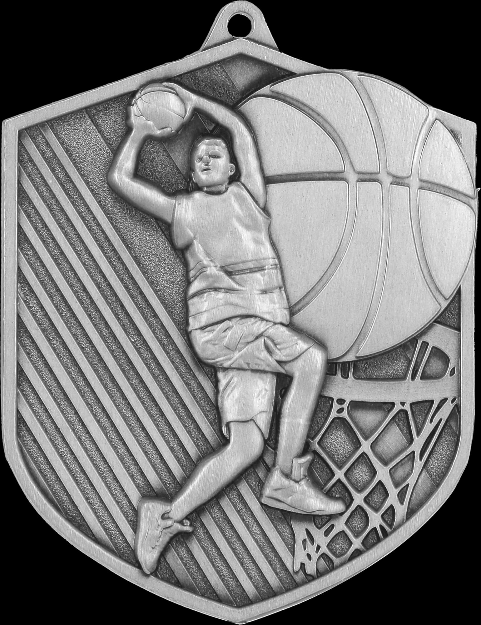 Cast medal silver – basketball