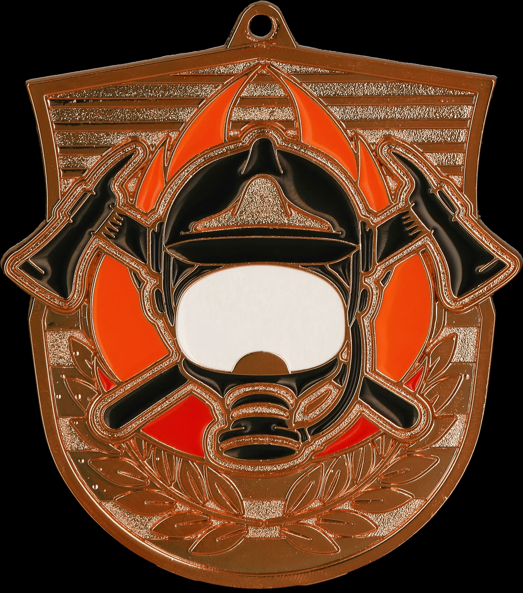 Cast medal bronze – firefighting