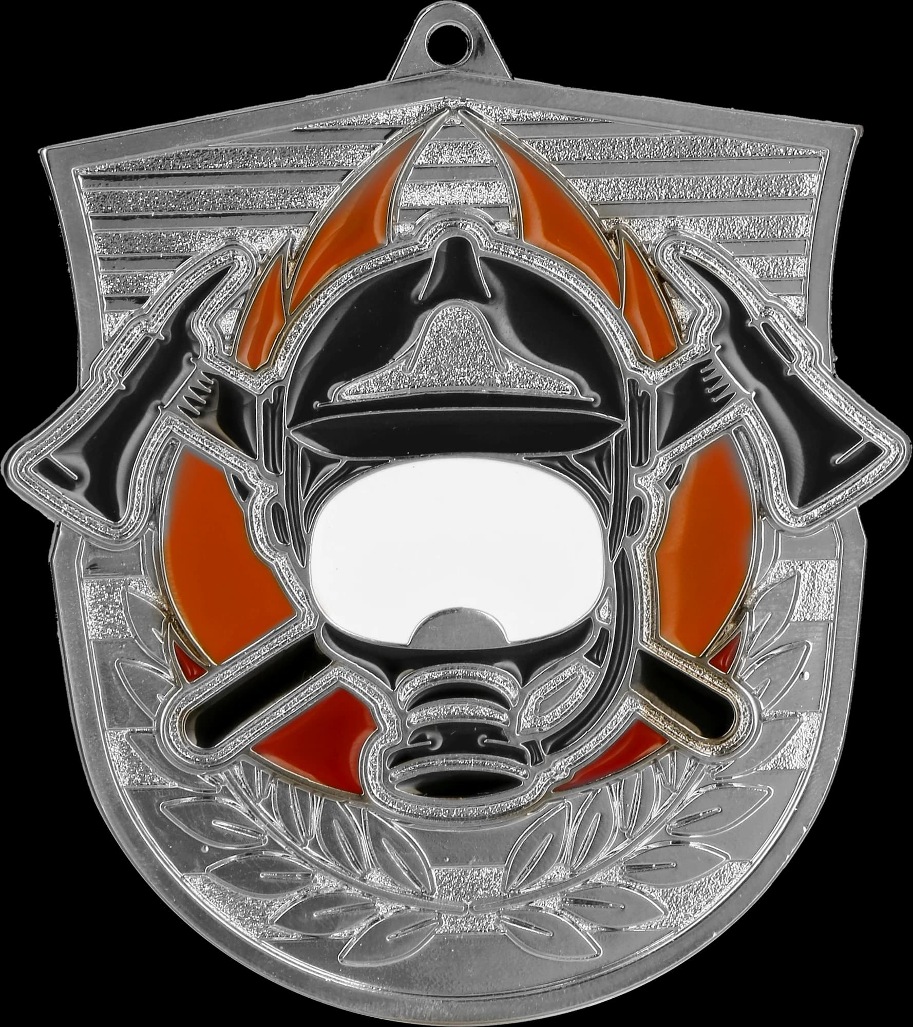 Cast medal silver – firefighting