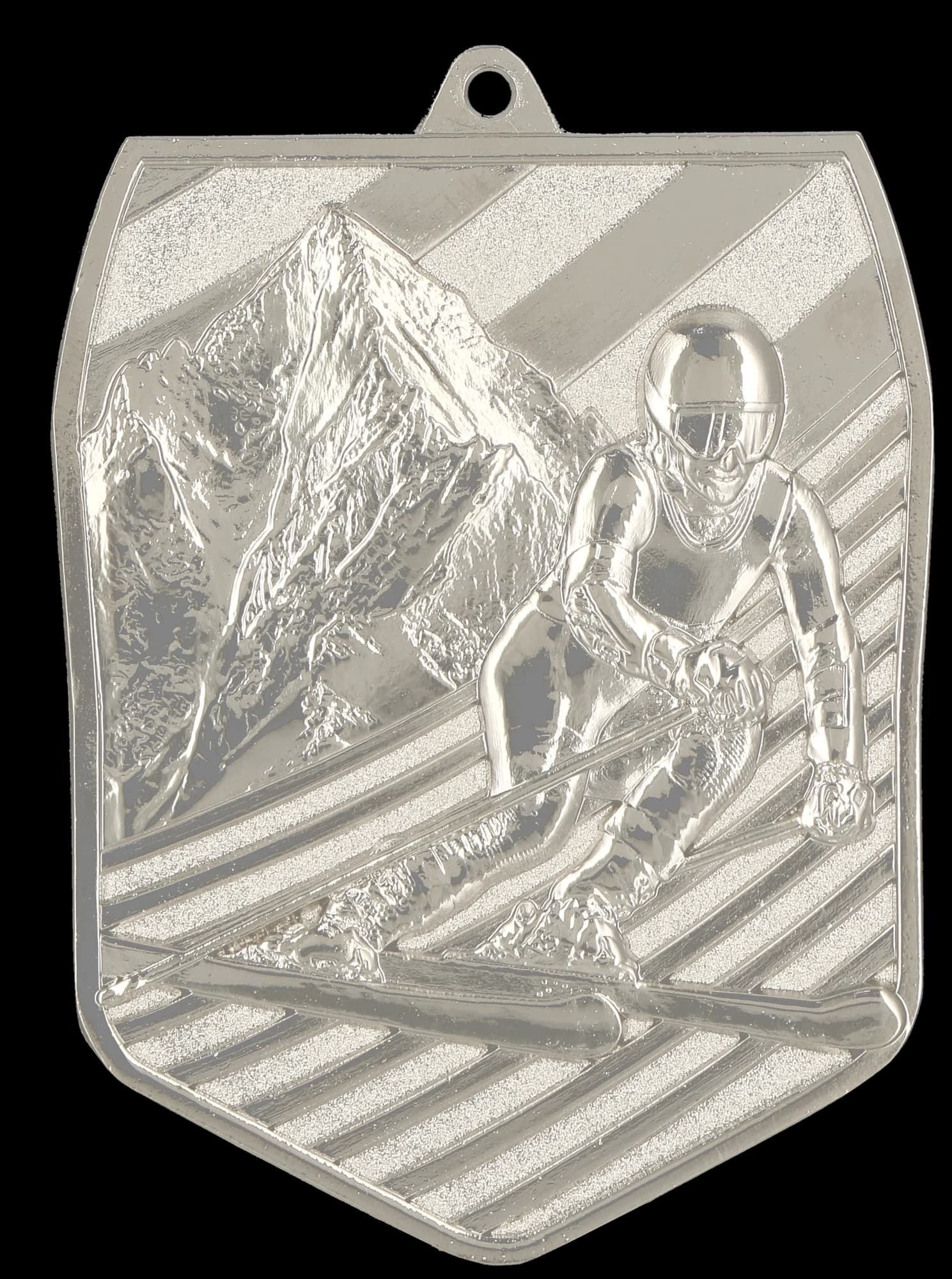 Cast medal silver – downhill skiing