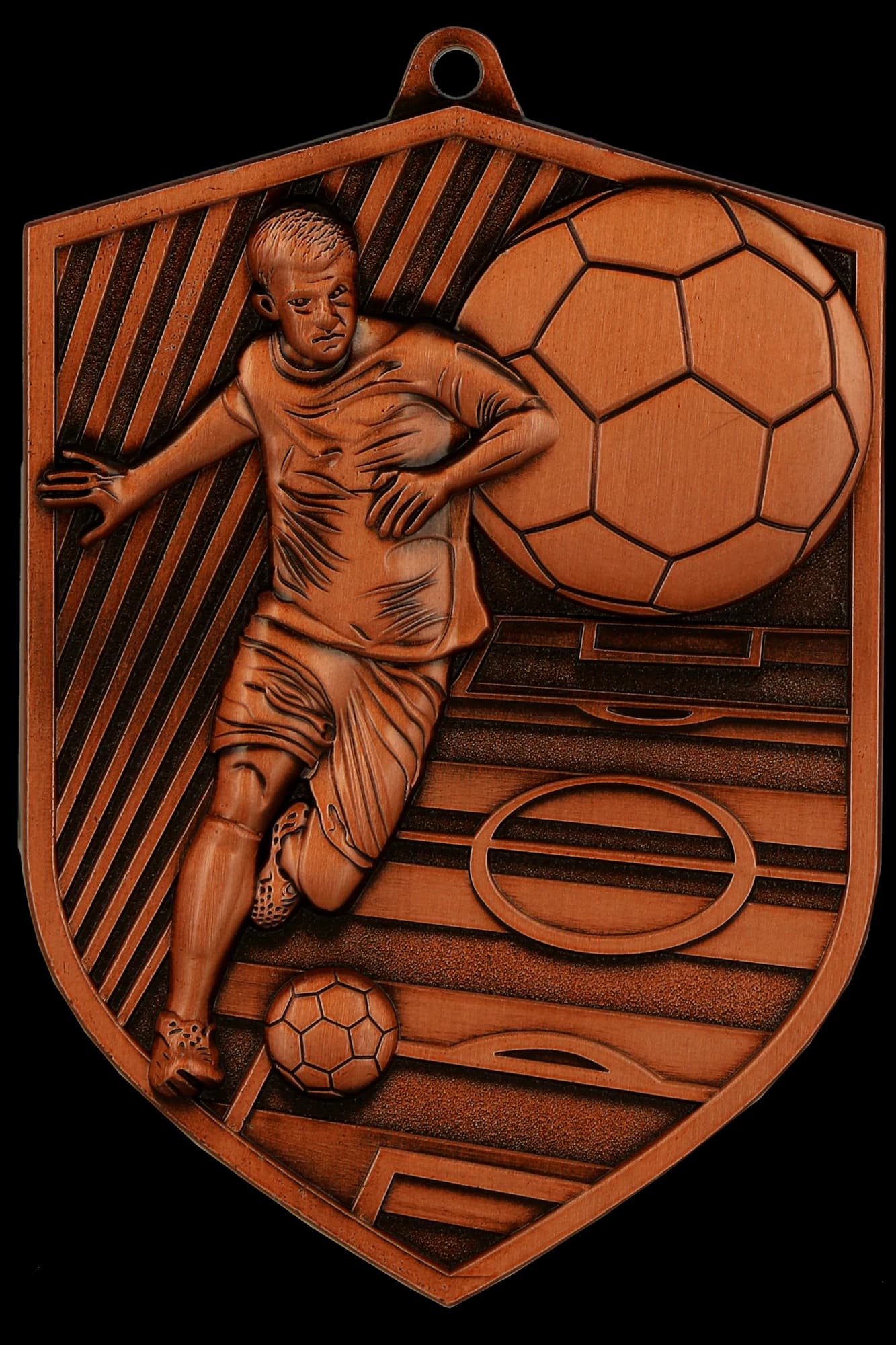 Cast medal bronze – laser engraved – RMI