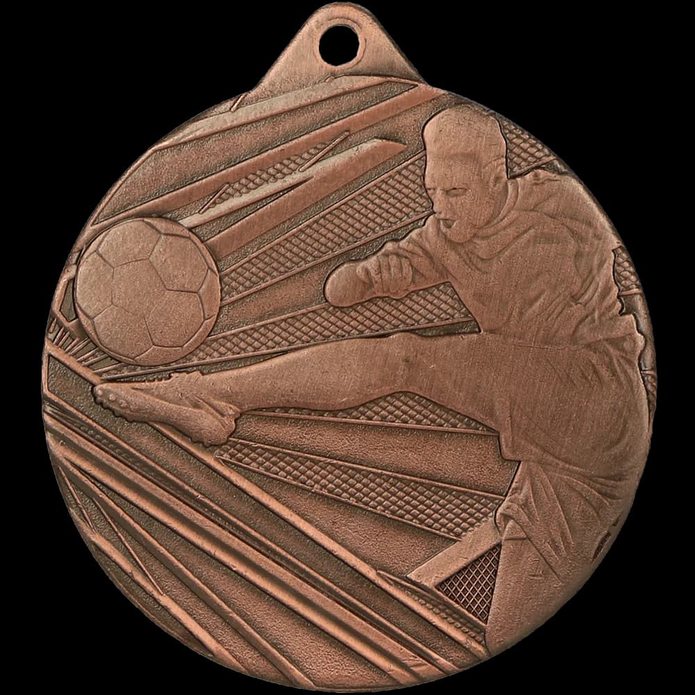 Metal medal with LuxorJet color print