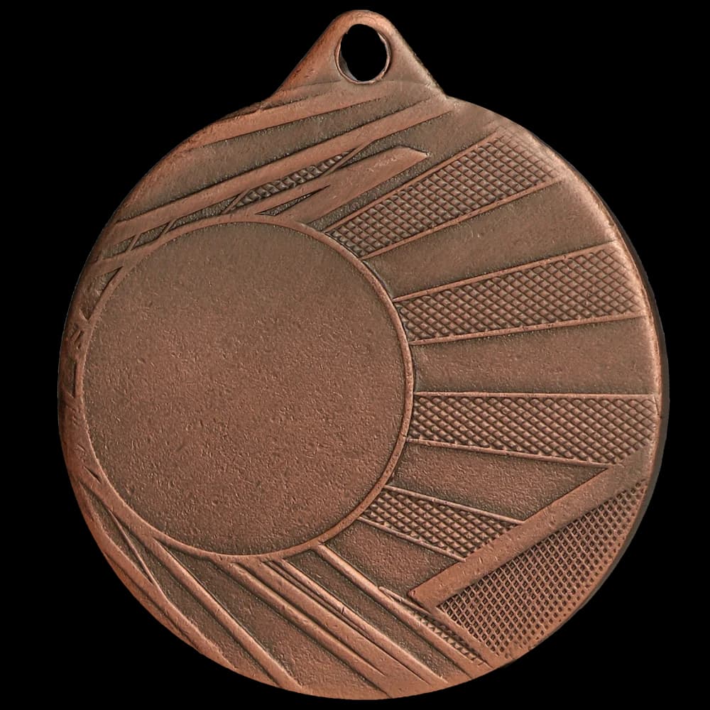Metal medal with LuxorJet colour print