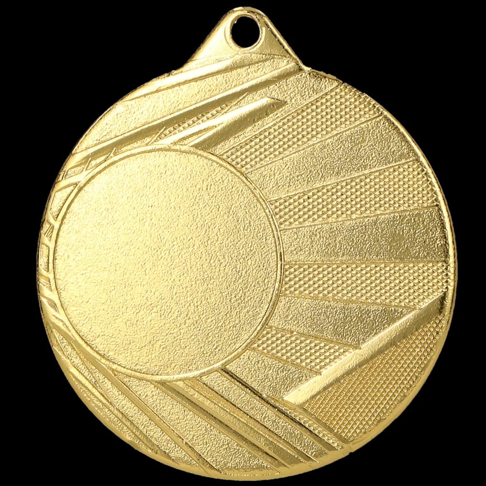 Metal medal with LuxorJet color print
