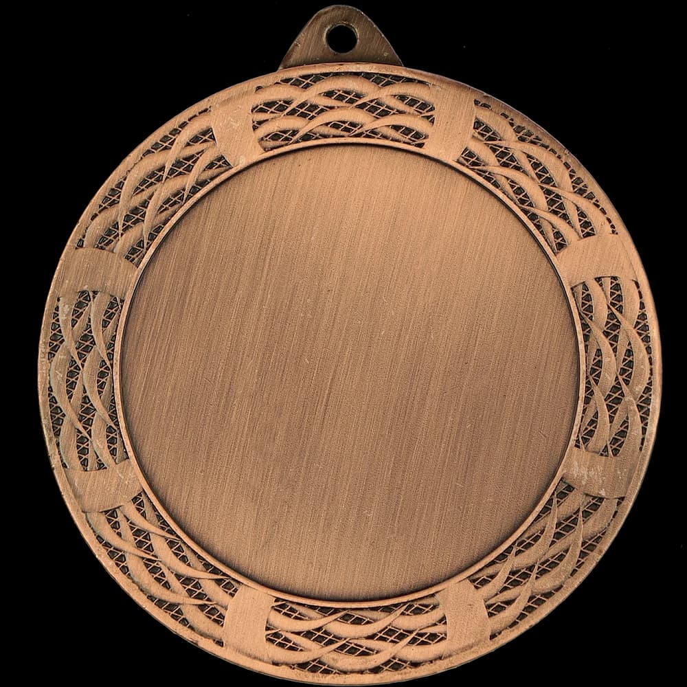 Bronze general medal with insert slot