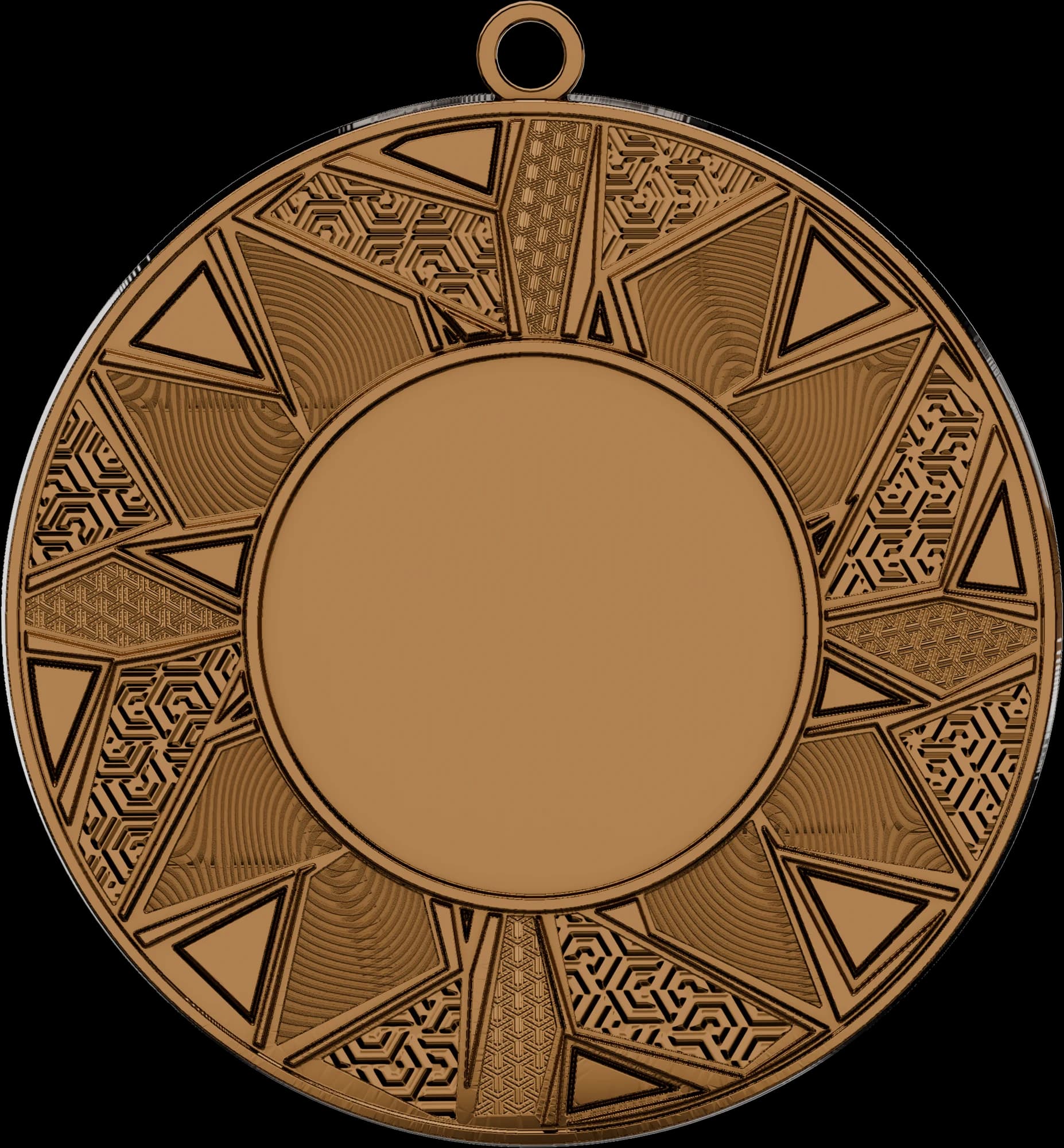 General bronze medal with space for 25mm emblem