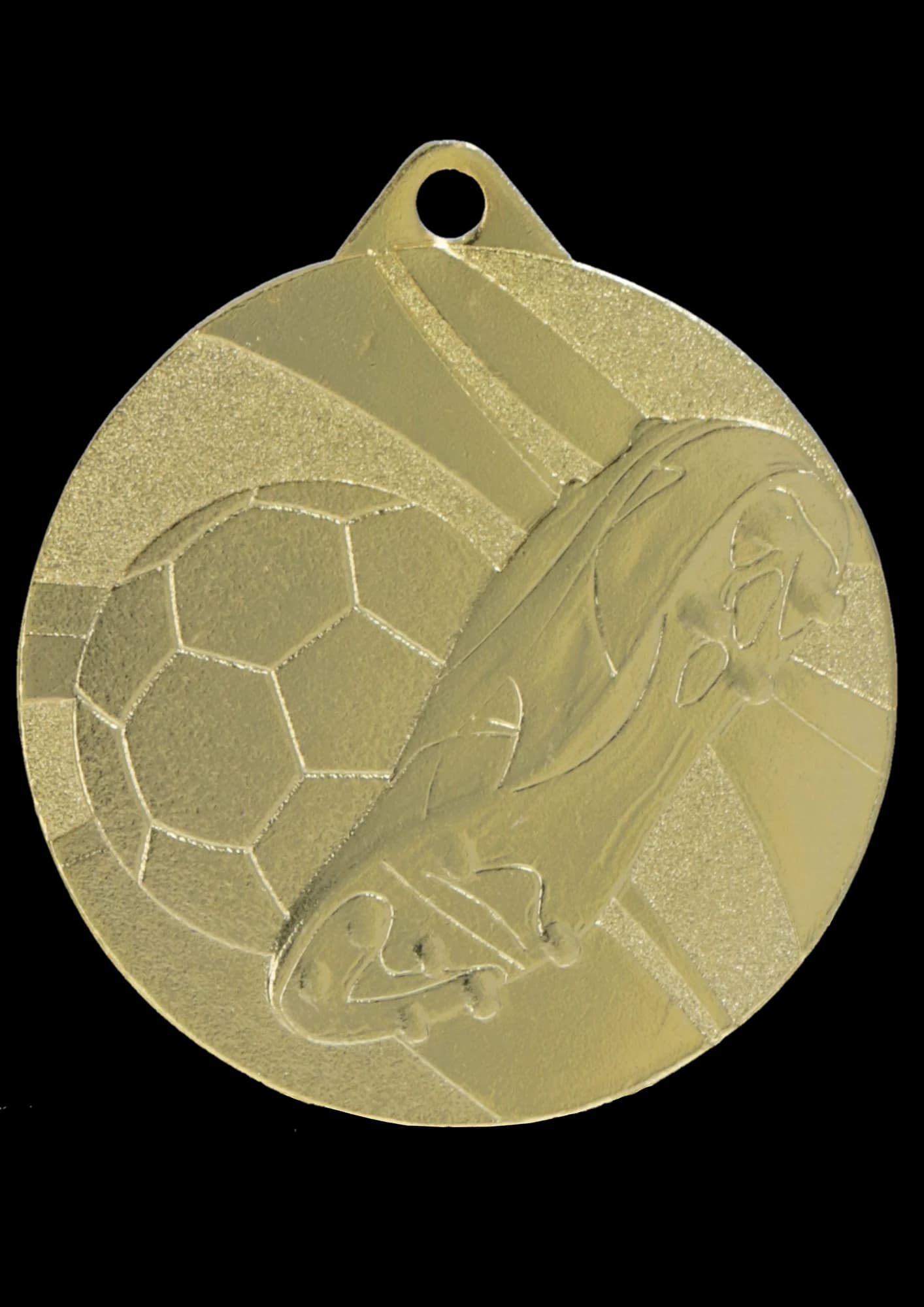 Čelična medalja u zlatnoj boji - nogomet