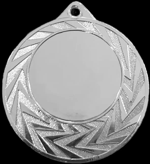 Čelična medalja u srebrnoj boji s mjestom za emblem 25 mm