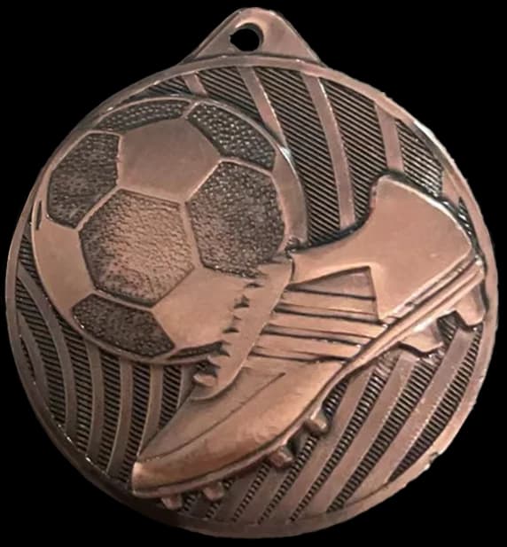 Čelična medalja u brončanoj boji - nogomet