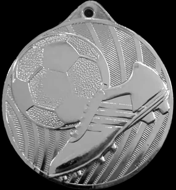 Čelična medalja u srebrnoj boji - nogomet