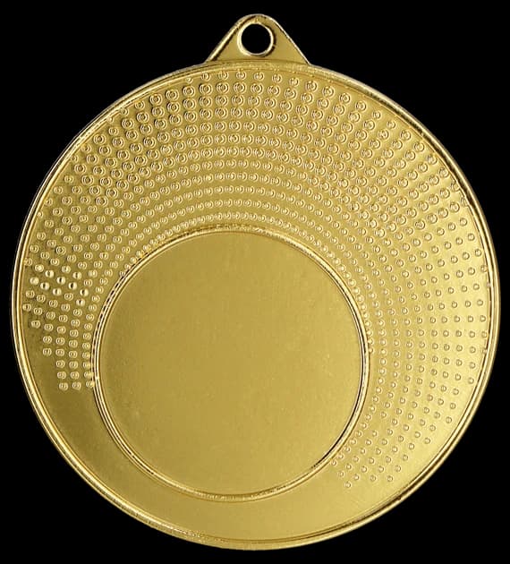 Metal medal with LuxorJet colour print