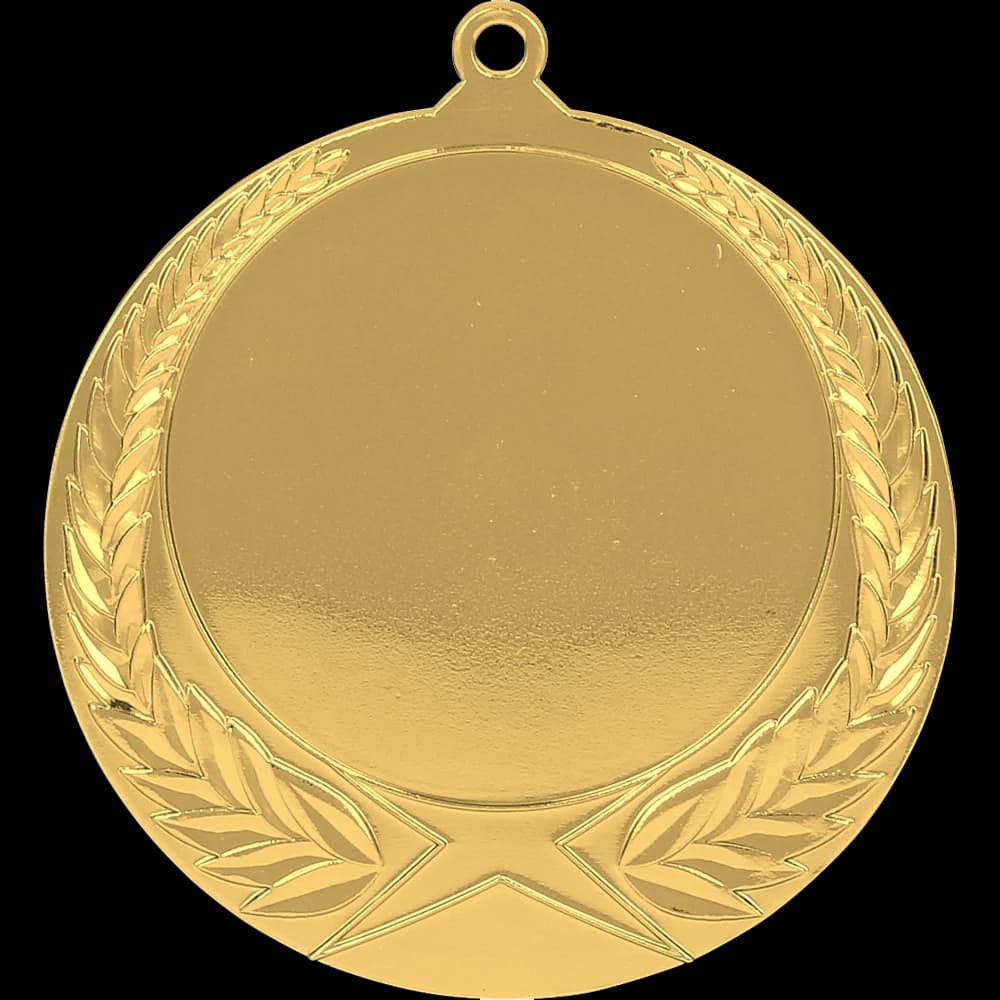 Zlatna medalja opća s mjestom za emblem 50 mm - čelična medalja