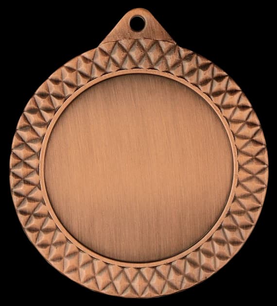 Metal medal with LuxorJet color print