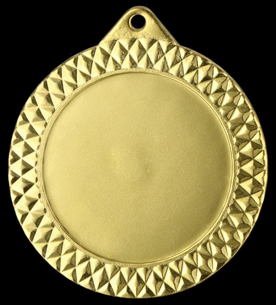Metal medal with LuxorJet color print