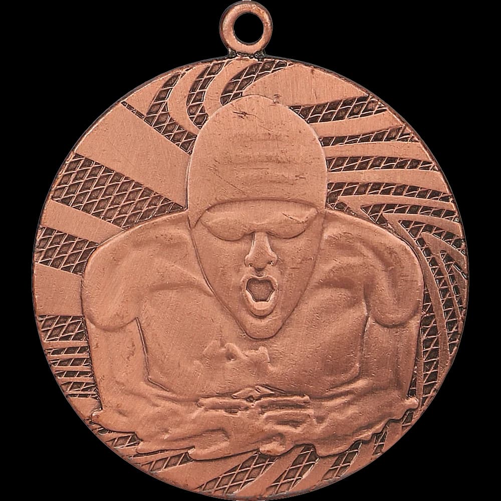 Steel medal bronze - swimming