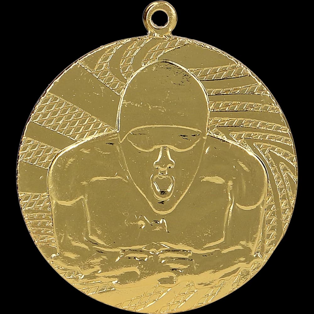 Steel medal gold - swimming
