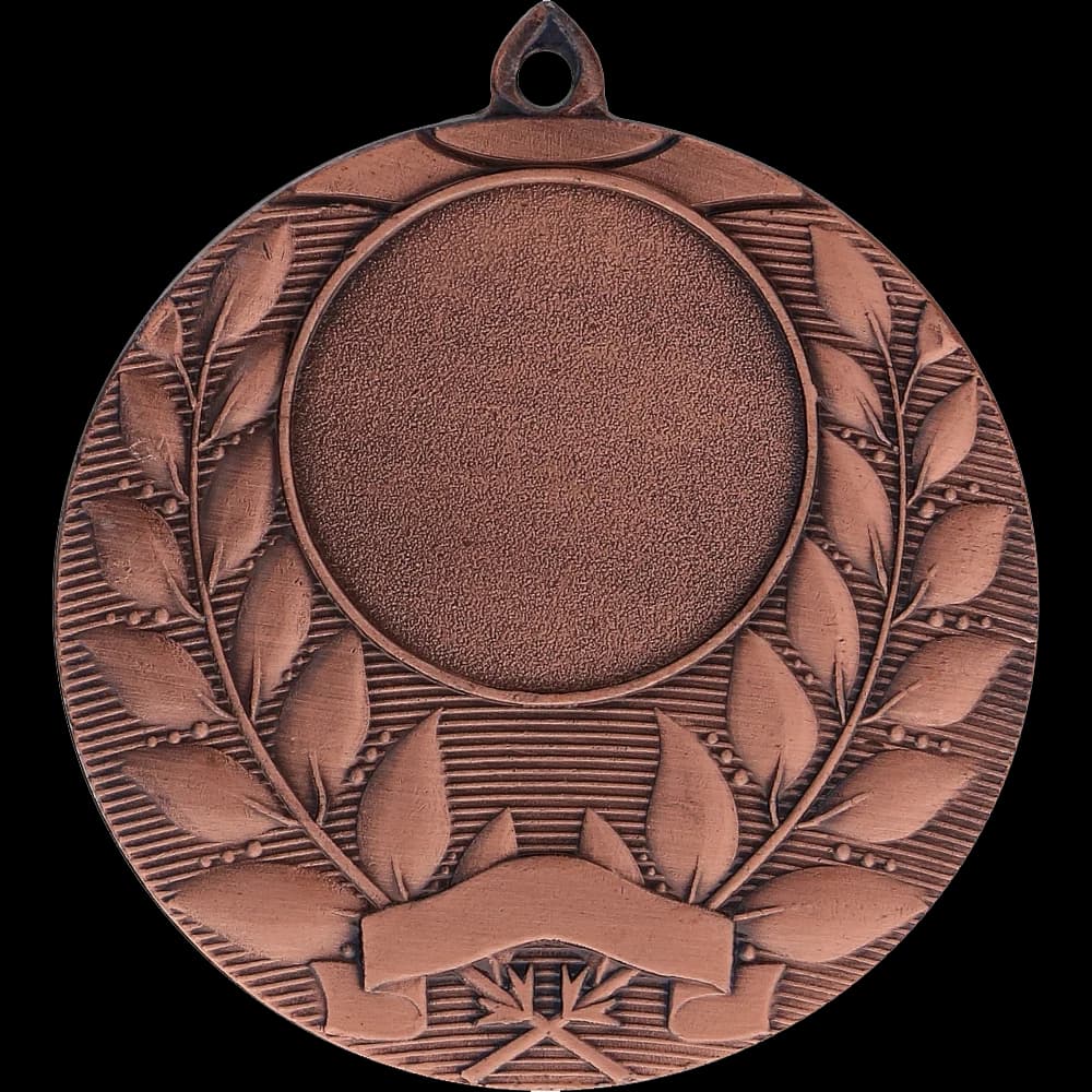 Bronze general medal with 25 mm emblem slot - steel medal