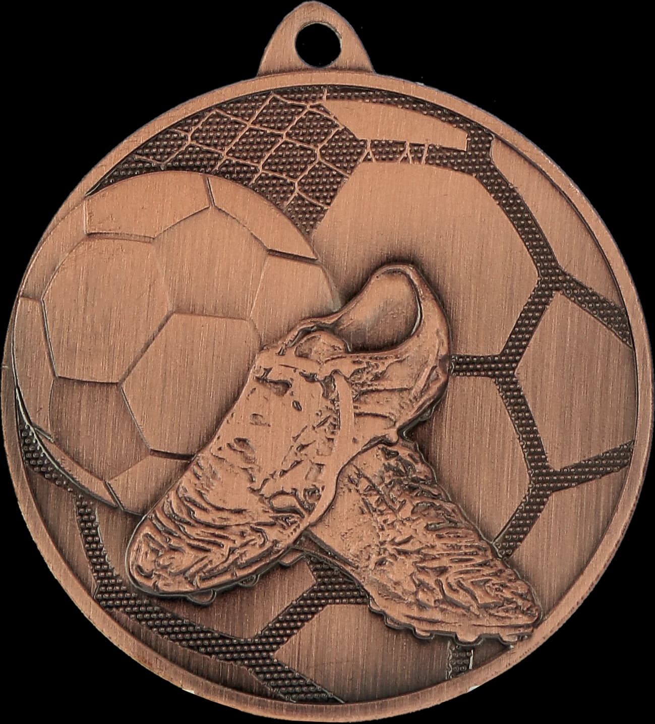 Bronze medal - football - steel medal