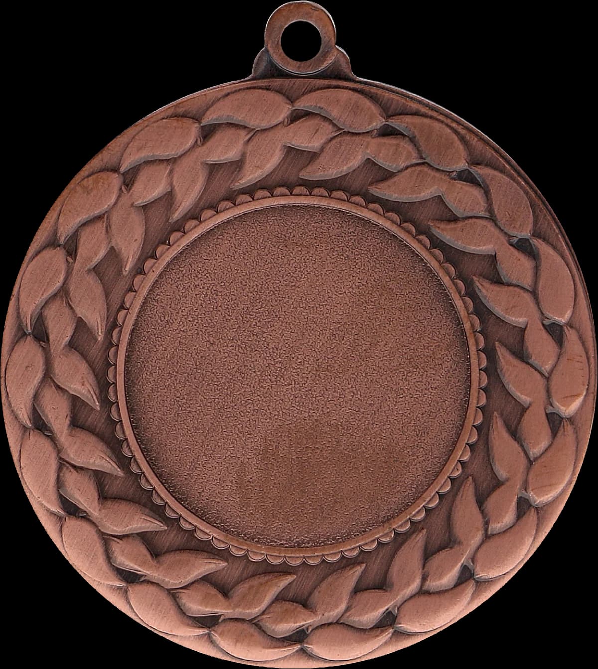 Bronze medal with space for 25 mm emblem - steel medal