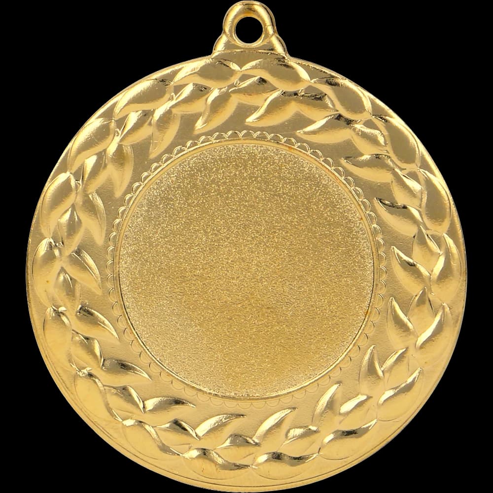 Medalja zlatna s mjestom za emblem 25 mm - čelična medalja
