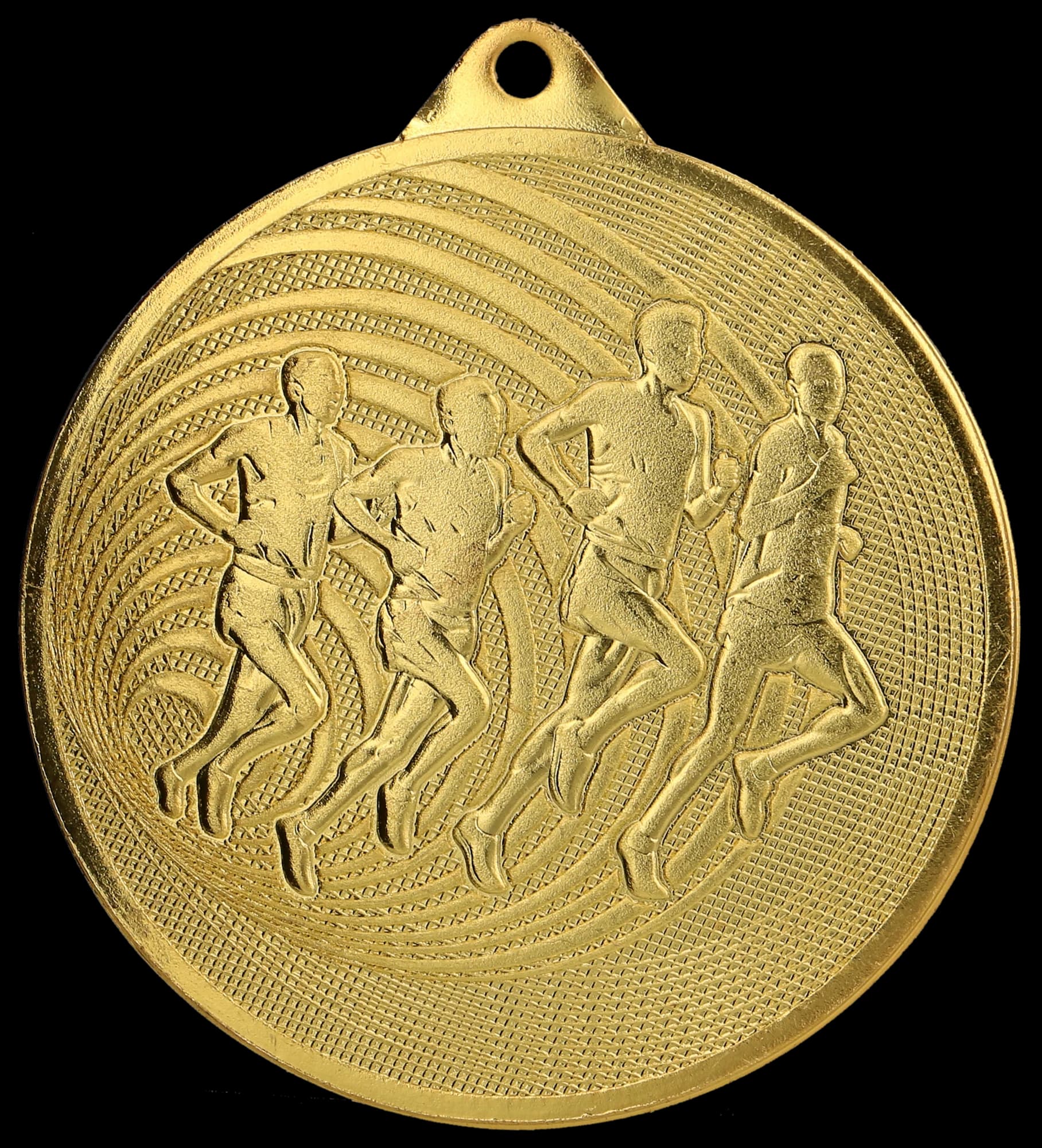 Gold medal - running - steel medal