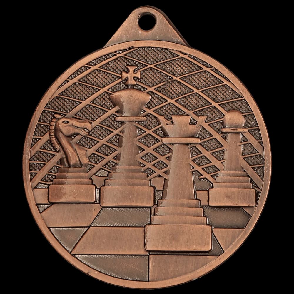Brončana čelična medalja - šah